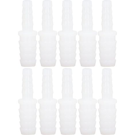 Raccord De Tuyau - PP - 6 mm À 10 mm - Pour Système D'Arrosage Et Tuyauterie Plastique - 10 Pièces (1/5)