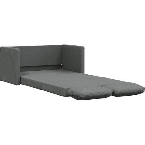 Canapé-lit,Canapé convertible 2 en 1 gris foncé 112x174x55 cm tissu CFW74952 (1/5)