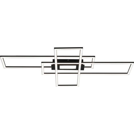 Plafonnier JUST LIGHT LED 14693-18, 45W, 5500lm, noir