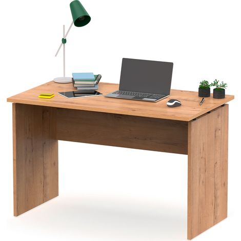 Briebe Zenith Escritorio, Mesa de Ordenador Oficina, Estudio 76 x 120 x 68 cm, Despacho, Habitación, Desk  Madera