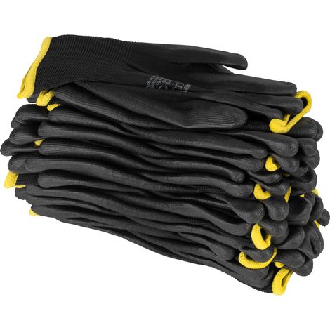 Gants de travail en polyuréthane CS-P002, taille 8 M (12 paires) (1/2)