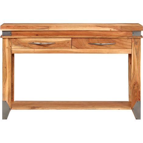 Maison Exclusive - Tavolo Console 110x34x74 cm in Legno Massello di Acacia