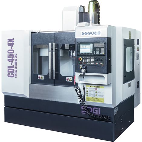 Centro di lavoro CNC SOGI CDL-450-4X - 4 assi - SIEMENS SINUMERIK 828D - mandrino BT 40 - tavola Ø125 mm (1/5)