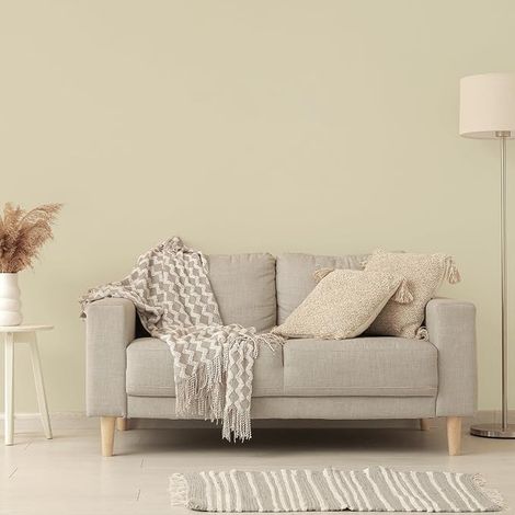Wallpaper Beige Cream Mat 40cm×300cm Vinyle Cuisine Meuble Chambre (1/4)