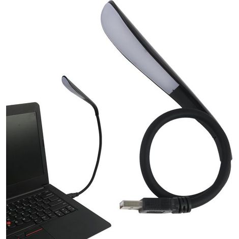 BelleRise - Mini lampe USB pour ordinateur portable, lampe LED USB pour ordinateur portable, avec 14 LED et 3 niveaux de luminosité. (1/4)