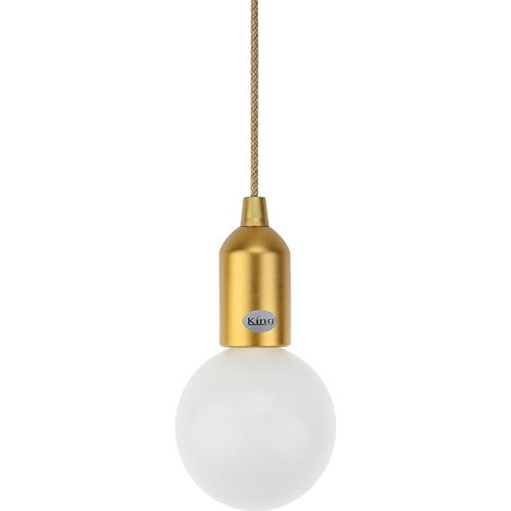 King Home LED-Lampe K-LIGHT BATTERY LARGE GOLD 10x130h cm (1/4)