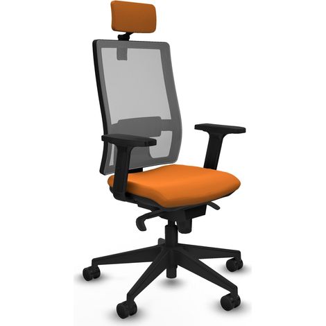 Sedia da ufficio piqueras y crespo Horna nero rete confortevole (1/2)