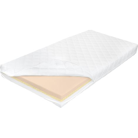 Matelas 140x190 mémoire de forme 14 cm Noah Blanc (1/5)