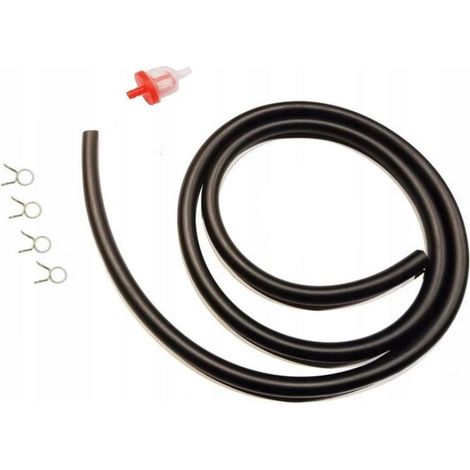Filtre à carburant + tuyau + colliers de serrage pour scooter 2T 4T, moto, quad et VTT (1/5)