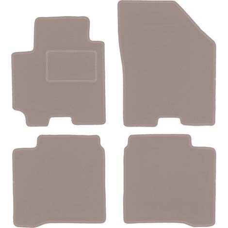 Beige Veloursmatten für: Suzuki Baleno II Fließheck (2015-)