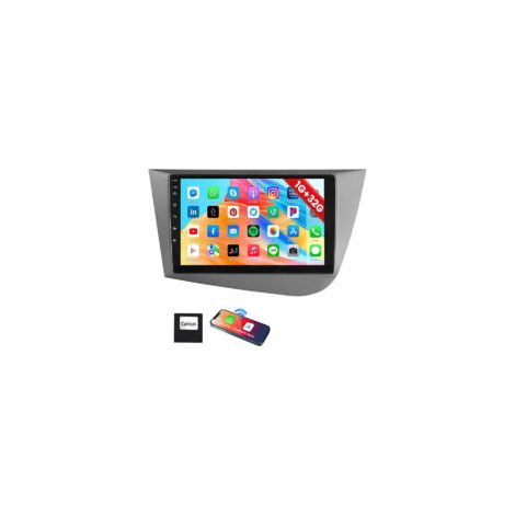Autoradio 32/64 Go pour Seat Leon 1P1 (2005-2012) Android 15, CarPlay, GPS, Bluetooth, RDS - 1+32G (1/5)