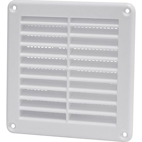 DMO GRILLE PVC ENCASTRABLE ÀVISSER 125X125MM BLANC - 010660