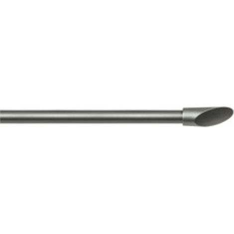 BASTONE METALLO D 20/19 120/210CM TRONCHETTO NICHEL - 6 pezzi