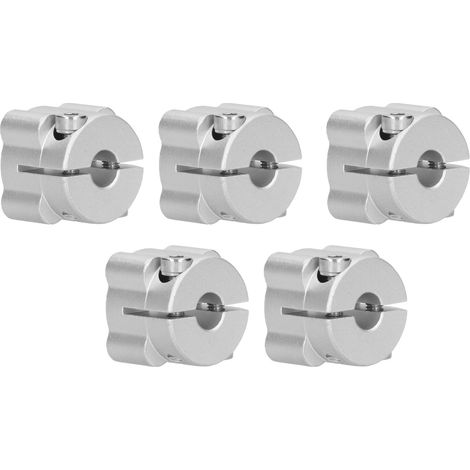 Ensemble de 5 pièces en alliage d'aluminium pour collier de serrage d'arbre à charge rapide à trou rond, pièces métalliques 331000160008 (1/5)