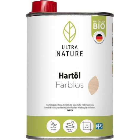 Ultra Nature HartÖl 250 ml farblos Holzöle & Holzwachs (1/3)