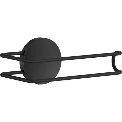 Smedbo Toilettenpapierhalter, Selbstklebend, Schwarz, L 134 mm BB3411 (1/3)