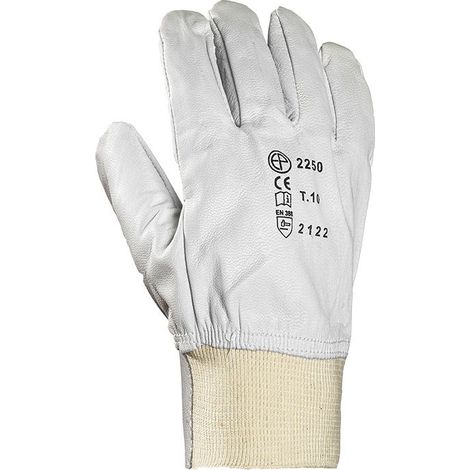 Coverguard EUROTECHNIQUE T8 guanti in pelle grigia per manutenzione (1/2)