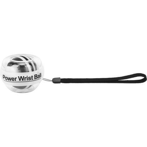 Poignet extenseur gyroscopique lumineux magnétique auto-démarrage, contrôle manuel, rotatif de doigt, blanc (1/5)