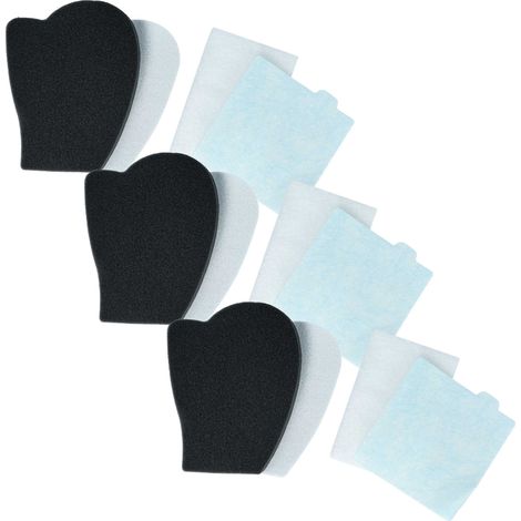 vhbw 3x Vormotor-Filter, 6x Mikrofilter, 3x Nachmotor-Filter kompatibel mit AEG T 2.2, T 2.1, Vampyr T2, T2 CH, T2 Staubsauger (1/4)
