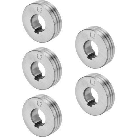10 Galets d'entraînement pour fil de soudure 1.0-1.2mm, roue guide à gorge pour poste à souder ZK, lot de 10 pièces (1/5)