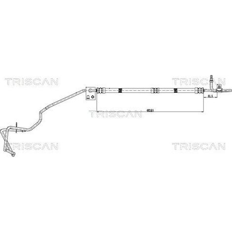 Tuyau hydraulique, direction TRISCAN 8516 16001 FORD 1370716 1382876 1464764
