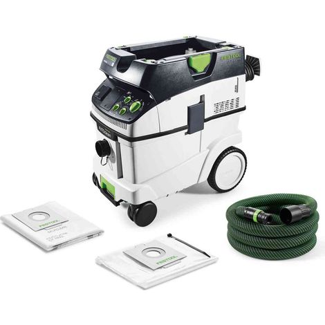 Festool – Aspirateur industriel CTM 36 E AC – 350-1200W – Dépression 24000Pa – Autoclean pour filtre – Pour poussières et liquides (1/10)