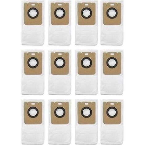 pair Sacs à poussière 12 pièces pour aspirateur Xiaomi Dreame Bot D10 Plus Rls3d (1/4)