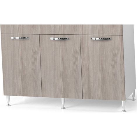 Sottolavello cucina componibile con ante 120 cm olmo. (1/5)