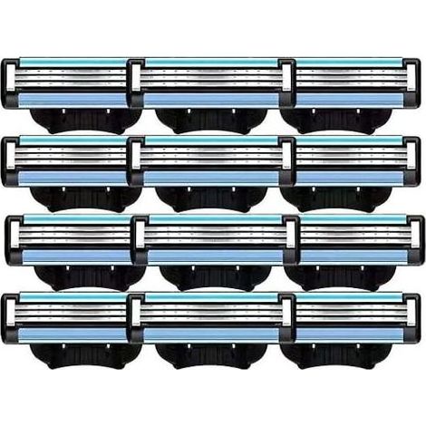 24 replacement blades, Mach 3 manual replacement blades for Mach 3 men's razors (1/5)