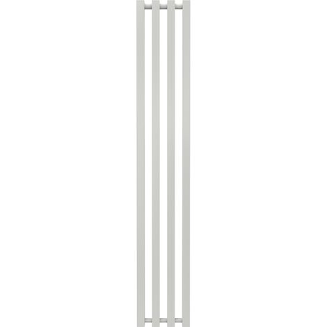 RADOX Radiateur à eau chaude mural - Kolona SP 35 blanc - 1500 x 245 mm - 4 tubes - 430 W - Fixations incluses