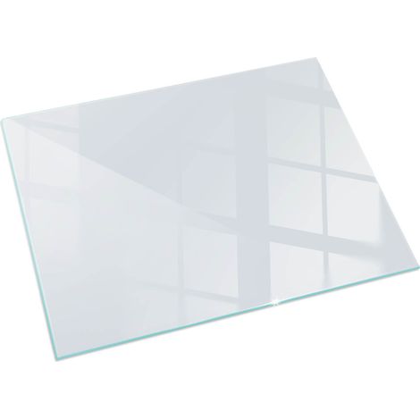 Plaque décorative de sol avec impression sous cheminée protection et design Couleur Gris clair 120x80 cm (1/5)