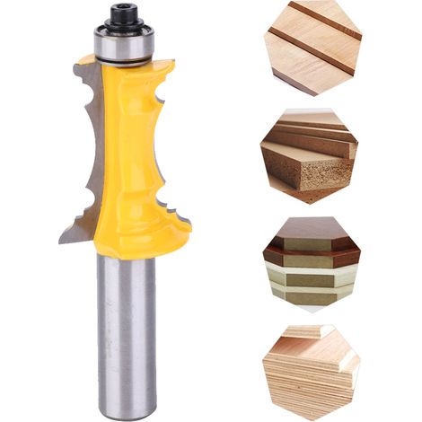 Fraise à défoncer de petite taille pour cadre, porte, armoire, résistante à la chaleur, pour le travail du bois (1/5)