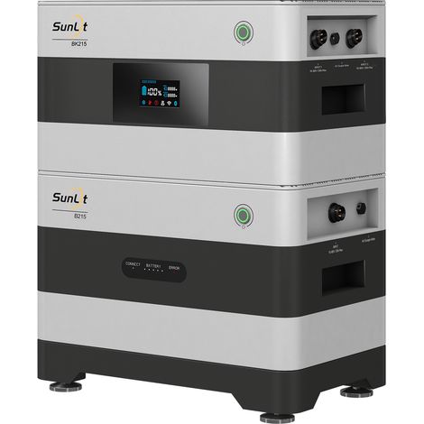 SunLit Balkonkraftwerkspeicher Duo Solar BK215+B215 4300Wh Balkonkraftwerk Solar 0% nach §12 Abs. 3 UstG (1/5)