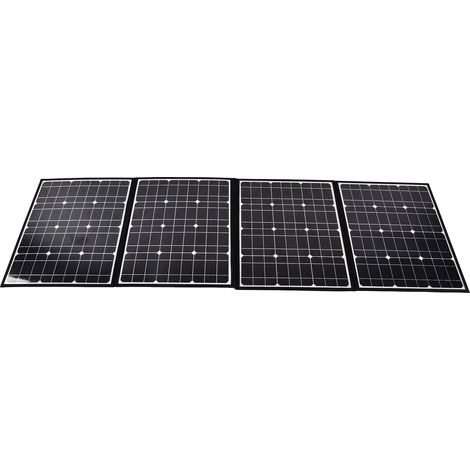 Kit de panneau solaire pliable 150 W 18 V, chargeur solaire photovoltaïque étanche pour camping-cars et véhicules de loisirs. (1/5)
