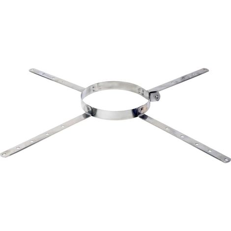 MAKA Fascetta di Centraggio Canna Fumaria Acciaio Inox Ø 150 mm (1/5)