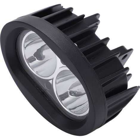 Phare antibrouillard double LED 4 pouces 20 W pour voiture, camion, quad, bateau, moto, noir (1/5)