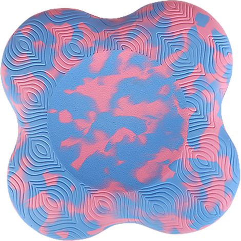 Protège-genou et coude antidérapant avec coussin épais, tapis de yoga camouflage rose bleu pour fitness