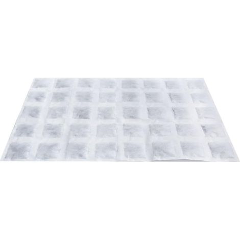 Tapis de conservation de la fraîcheur pour réfrigérateur avec charbon actif pour le stockage des fruits et légumes – Doublure antidérapante lavable pour tiroirs de cuisine, étagères, blanc plus net (1/5)