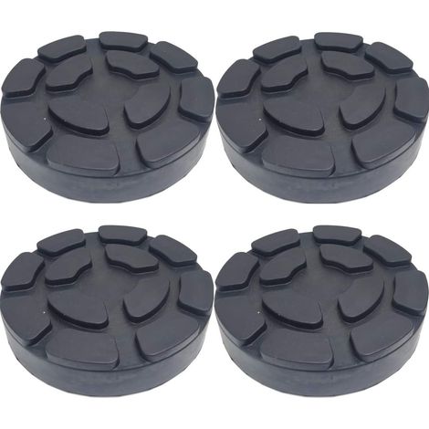 JUEGO DE 4 TACOS DE GOMA PARA ELEVADORES DE COCHE CON 100mm DE DIAMETRO UNIVERSAL PARA ELEVADORES RAVAGLIOLI, SIRIO, SPACE, COIRO, ASTRA ENTRE OTRAS MARCAS (1/2)