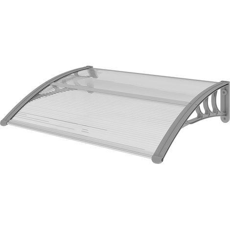 Marquise Auvent, marquise de porte d'entrée, toit pour entrées et fenêtres, 100 cm (L) x 75 cm (l) x 23 cm (H), Multicouleur (1/5)