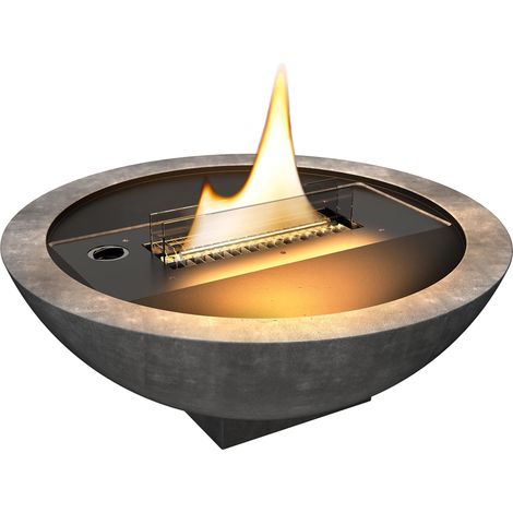 Caminetto Bruciatore da esterno e interno ricaricabile Iris Concrete Tenderflame (1/4)