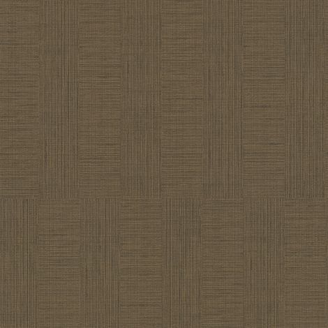 Papier peint intissé cuisine | Papier peint uni marron rayures fines idéal salon | Tapisserie marron motif rayure fine pour couloir & bureau - 10,05 x 0,53 m (1/5)