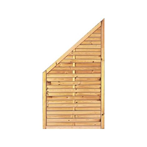 Lamellenzaun-Ecke grün 100 x 180/90 cm