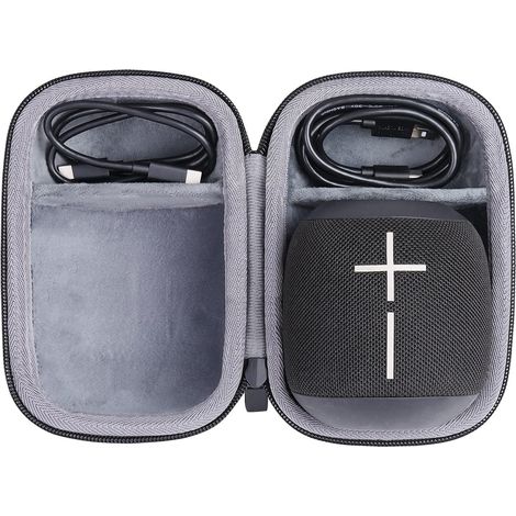 Hard Travel Case Cover for UE Wonderboom 4/ Wonderboom 3/ Wonderboom 2/ Wonderboom 1 Portable Wireless Bluetooth Speakers (Box Only) Case Only, Shockproof EVA Case with Wrist Strap for Outdoor Travel (1/5)