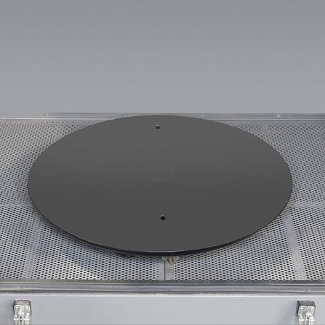 Mesa giratoria para chorro de arena 380 x 43h mm Fervi SA01/TR