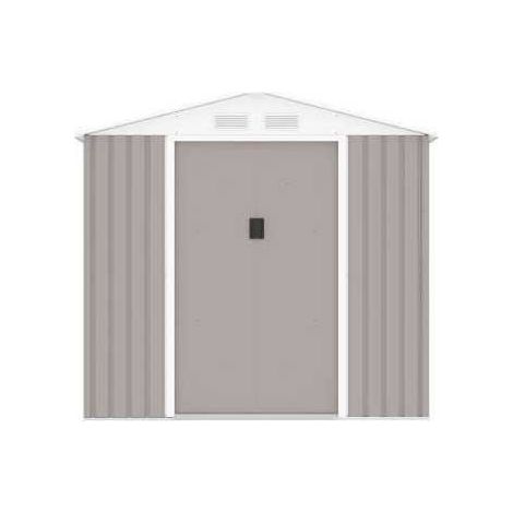 Archer Modell Taupe Gartenhaus Metall 4,07 m² (1/3)