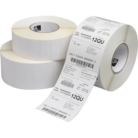 Rollo Etiquetas Zebra Z-Perf 1000T 51X25Mm 2580 Etiquetas 12 Rollos