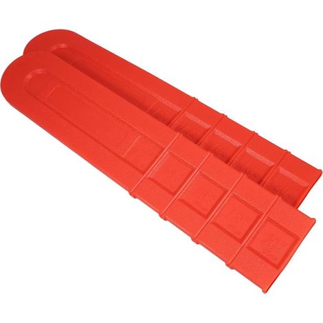 3 Pièces Housses de Protection pour Tronçonneuse Plastique Léger Protège-Barre Guide Protège-chaîne et Facile à Installer pour Entretien et Travaux en Plein Air (1/5)