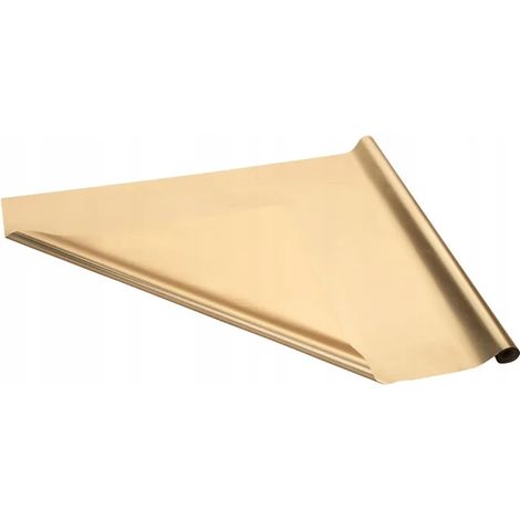 Fondo decorativo de pared con lámina dorada satinada para sesiones fotográficas, 0,8 x 25 m