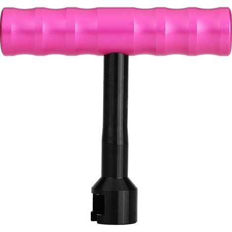 Kit d'outils de débosselage sans peinture pour carrosserie de voiture, barre en T de levage avec poignée Rose rouge